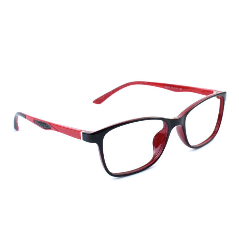 ClearDekho Black Red Full Rim Wayfarer Kids Eyeglass (5-8 Years ...