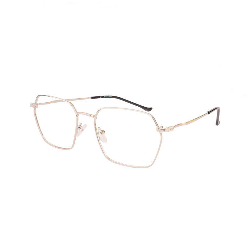 Cleardekho Silver Black Full Rim Hexa – Eyeglass - ClearDekho ...